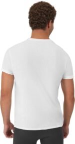Hanes Men's Undershirt Packs, Stay-Tucked Soft Cotton Undershirts, Best Undershirts for Men, White/Black/Asstd Multipacks - Image 4