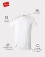 Hanes Men's Undershirt Packs, Stay-Tucked Soft Cotton Undershirts, Best Undershirts for Men, White/Black/Asstd Multipacks - Image 7