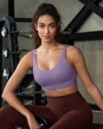 RUNNING GIRL Sports Bra for Women High Support, Molded Cup Supportive High Impact Sports Bras with Sewn in Pads - Image 8