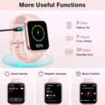 Fitpolo Smart Watches for Women Android iPhone, 1.8'' HD Women Smartwatch with Alexa Built-in, Bluetooth Calls, IP68 Waterproof, 7 Days Battery, Heart Rate/Sleep/SpO2 Monitor, 110 Sports Mode - Image 6