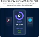 Fitbit Inspire 3 Health & Fitness Tracker with Stress Management, Workout Intensity, Sleep Tracking, 24/7 Heart Rate - 3-Month Google Health Premium Membership Included - Midnight Zen/Black - Image 6