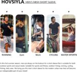 HovSiyla 1/5 Pack Running Shirts Men Sport Tops Dry Fit Gym Wicking Athletic T Shirts Breathable Cool Workout Shirts - Image 6