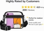 Oraben Clear Bag for Stadium Events Clear Purse Stadium Bag Satchel Handbags for Sports Events Concerts Festivals | Stadium Approved - Image 9