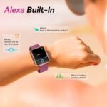 Fitpolo Smart Watches for Men/Women, 1.8'' Alexa Built-in Fitness Tracker Watch with Bluetooth Calls, IP68 Waterproof, Heart Rate/Sleep/SpO2/Stress Monitor, 110 Sport Modes for Android & iPhone - Image 3