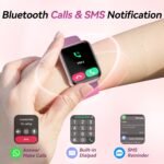 Fitpolo Smart Watches for Men/Women, 1.8'' Alexa Built-in Fitness Tracker Watch with Bluetooth Calls, IP68 Waterproof, Heart Rate/Sleep/SpO2/Stress Monitor, 110 Sport Modes for Android & iPhone - Image 4