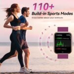 Fitpolo Smart Watches for Men/Women, 1.8'' Alexa Built-in Fitness Tracker Watch with Bluetooth Calls, IP68 Waterproof, Heart Rate/Sleep/SpO2/Stress Monitor, 110 Sport Modes for Android & iPhone - Image 6