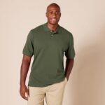 Amazon Essentials Men's Regular-Fit Short Sleeve Cotton Pique Polo Shirt (Available in Big & Tall) - Image 5