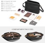befen Anti-theft Crossbody Bag for Women Genuine Leather, Small Cross Body Shoulder Handbags with RFID Card Slots - Image 6