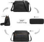 befen Anti-theft Crossbody Bag for Women Genuine Leather, Small Cross Body Shoulder Handbags with RFID Card Slots - Image 8