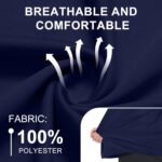 HovSiyla Mens Athletic Dry Fit Hoodie Shirts Workout Casual Sun Protection Hiking Sweatershirt Short Sleeve Sports Gym Tops - Image 5