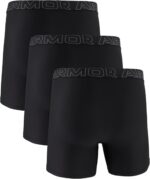 Under Armour 3-Pack Performance Tech Mesh Solid 6" Boxer Briefs - Image 2