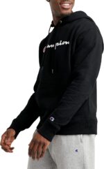 Champion Men's Pullover Graphic Fleece Hoodie, Standard Fit, Midweight Fleece, Classic Script Logo - Image 3