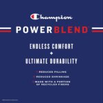 Champion Men's Pullover Graphic Fleece Hoodie, Standard Fit, Midweight Fleece, Classic Script Logo - Image 6