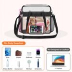 Oraben Clear Tote Bag Clear Bag Stadium Approved 12x6x12 Stadium Bag for Work, Sports Games,Gym - Image 4