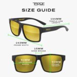 TOROE Exclusive Edition RANGE Sunglasses Unisex, Full-frame Polarized Polycarbonate Lens, TR90 Frame, UV Protection - Image 7