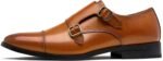 Jousen Dress Shoes for Men Monk Strap Loafers for Men - Image 2