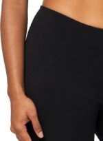 L'eggs Casual Women's Cotton Leggings for All Day Wear, Premium Blend, Stretchy Comfort Waistband, Black - Image 3