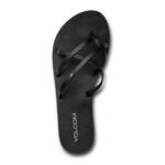 Volcom Women's New School Strappy Flip Flop Flat Slide Sandal - Image 3