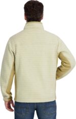 Reebok Men's Mock Neck Zip-up Grid Polar Fleece Shell Jacket - Image 3