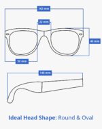 Foldies Classic Folding Sunglasses Polarized, UV400, UVA, UVB Protection for Men Women, Folding Sunglasses Leather Case - Image 4