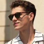CARFIA Acetate Polarized Sunglasses for Men Retro Classic Round Shades - Image 2