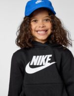 Nike Kids' Sportswear Club Fleece Pullover Hoodie (Large Swoosh Logo) - Image 2