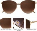 SOJOS Mirrored Flat Lens Fashion Sunglasses for Women SJ1085 - Image 5