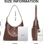 CLUCI Womens Purses and Handbags, Soft Vegan Leather Hobo Bags with Adjustable Strap, Lightweight Slouchy Shoulder Bag - Image 3