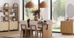 Nathan James Augustine Modern Farmhouse Rattan Pendant Light, Rattan Chandelier Pendant Lamp Shade for Kitchen or Living Room - Image 8