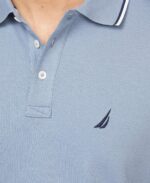 Nautica Men's Classic Fit Short Sleeve Dual Tipped Collar Polo Shirt - Image 7