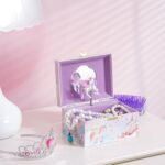 ProCase Unicorn Jewelry Box for Girls, Kids Musical Jewelry Boxes with Spinning Unicorn Doll, Birthday Gifts for Little Girls Children Toddler Ages 3 4 5 6 7 8 -Unicorn (Box Only) - Image 5