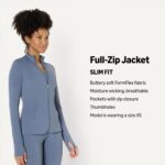 Amazon Essentials Women's Active FormFlex Buttery Soft Slim Fit Quarter Zip Long Sleeve Pullover Jacket - Image 4