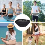 MAXTOP Large Crossbody Fanny Pack with 4-Zipper Pockets,Gifts for Enjoy Sports Festival Workout Traveling Running Casual Hands-Free Wallets Waist Pack Phone Bag Carrying All Phones - Image 5