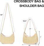 KKXIU Shoulder Bag for Women Cute Hobo Purses and Handbags Retro Clutch Underarm Purse | Cute - Image 4