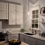 Kichler Winslow 7.5" Mini Kitchen Pendant with Clear Seeded Glass in Brushed Nickel, (7.5" H x 4.25" W), 44032NI - Image 5