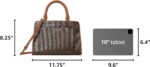 Calvin Klein Women's Margot Textured Logo Emboss Satchel - Image 3