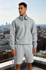 ZUY Men's Baggy Sweat Shorts Cotton Fleece 8" Athletic Shorts Pro Workout Gym Lounge Shorts for Mens with Pockets - Image 3