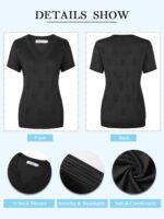 Ninedaily Women's Tops Short Sleeve Sweater Knit T-Shirts Dressy Casual Blouses - Image 5