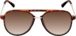Jessica Simpson Women's Metal Aviator Pilot Sunglasses - Image 2