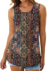 NORACORA Womens Camisole Tank Top Loose Fit Flowy Sleeveless Casual Summer 2026 - Image 3