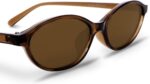 GUVIVI Retro Oval Sunglasses for Women Chic Cat Eye 90s Sunnies Lightweight Narrow Shades Trendy UV protection Sun Glasses - Image 4