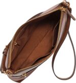 Fossil Women's Harper Leather Small Flap Crossbody Purse Handbag for Women - Image 3