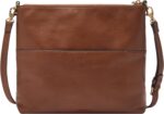 Fossil Women's Harper Leather Small Flap Crossbody Purse Handbag for Women - Image 4
