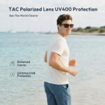 ZENOTTIC Polarized Square Sunglasses Men: UV400 Protection Flexible Frame TAC Lens - Unbreakable Sports Sun Glasses Cycling - Image 4