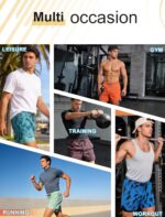 Men’s 5” Gym Running Shorts 2 in 1 Quick Dry Workout Athletic Shorts with Compression Liner Sports Shorts - Image 7