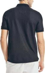 Nautica Men's Classic Short Sleeve Solid Performance Deck Polo Shirt - Image 2