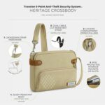 Travelon Anti-Theft Heritage Small Crossbody Bag - Image 4