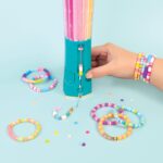 Make It Real: Swift Clicks - Heishi Bracelet Maker - 2047pc, DIY Jewelry Craft Kit, Design & Make 23 Bead Bracelets, Rotate-Click-Wear, Girls Kids 8+ - Image 5