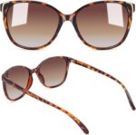 Face Shadow Polarized Sunglasses for Women, Cat Eye Sunglasses for Small Face Ladies Ultralight UV400 Protection - Image 3