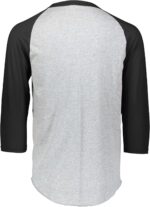 Augusta Sportswear Mens Baseball 3/4 Sleeve Tee 2.0 | Soft Cotton Blend Raglan Tee - Image 3